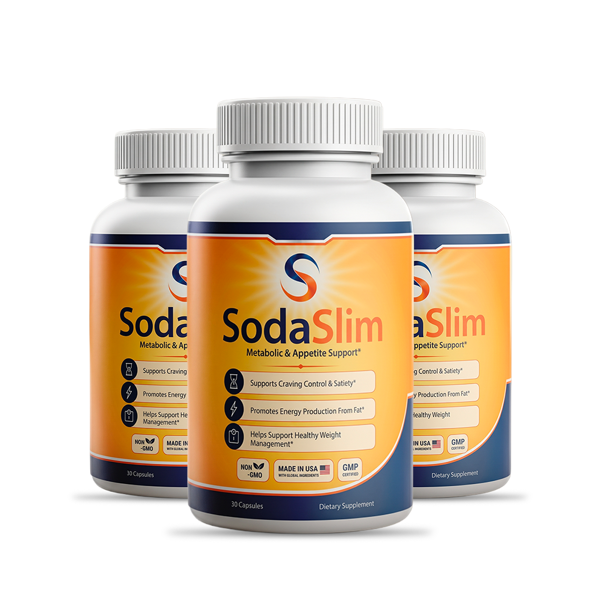 SodaSlim three-bottle package